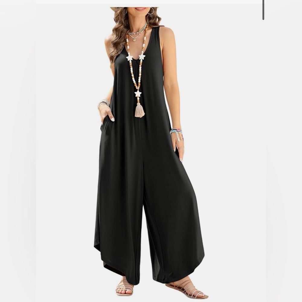 Happy Sailed Wide Leg Romper Size S